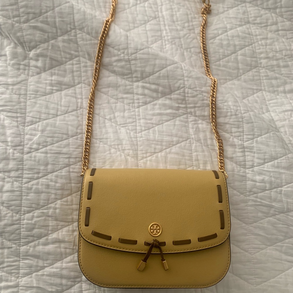 Tory Burch Robinson Pickstich Crossbody + Walker Color-block Card Holder
